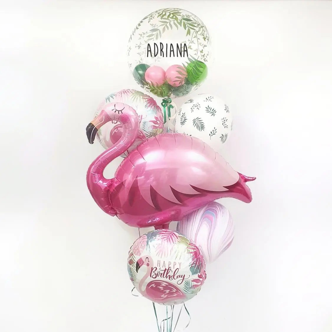 Bouquet de Globos Flamingo Mix - Parada Obligada