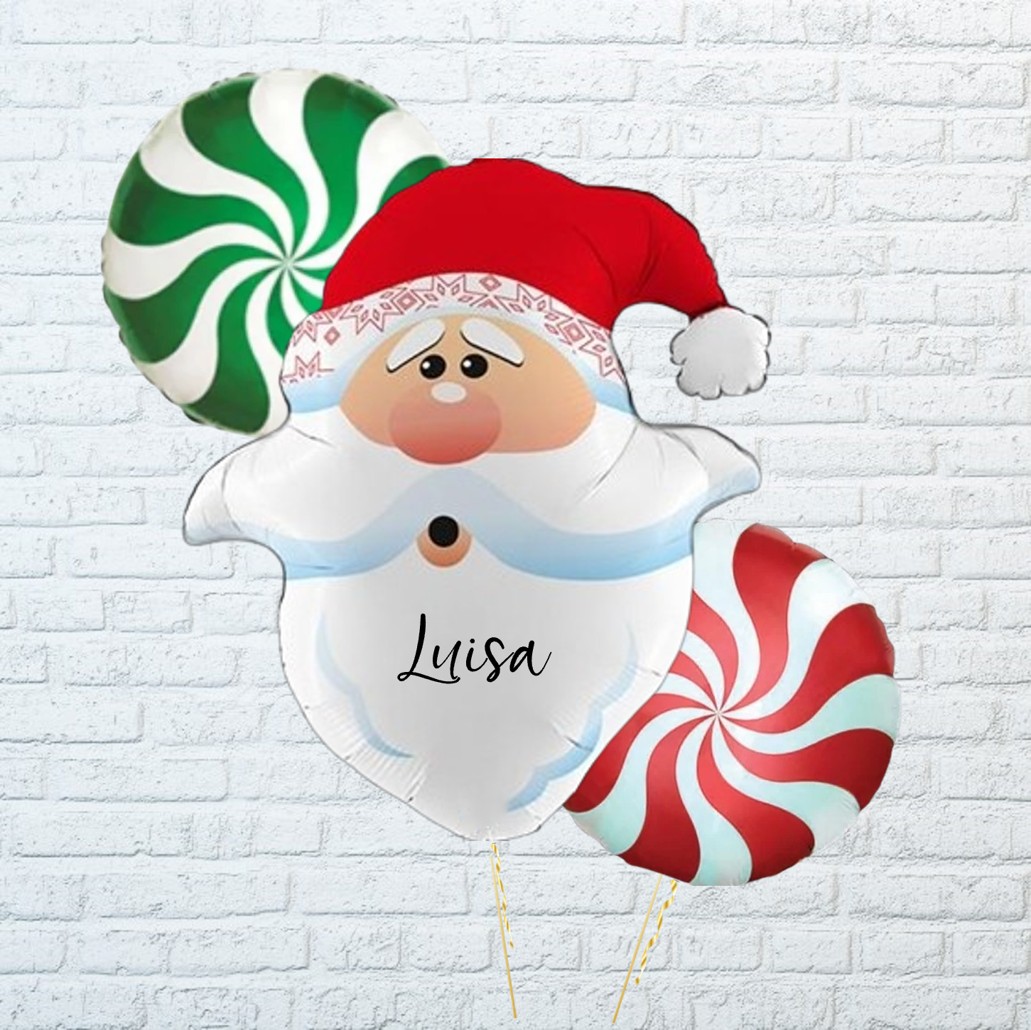 Comprar ramo de globos con helio para regalar en navidad en la coruña