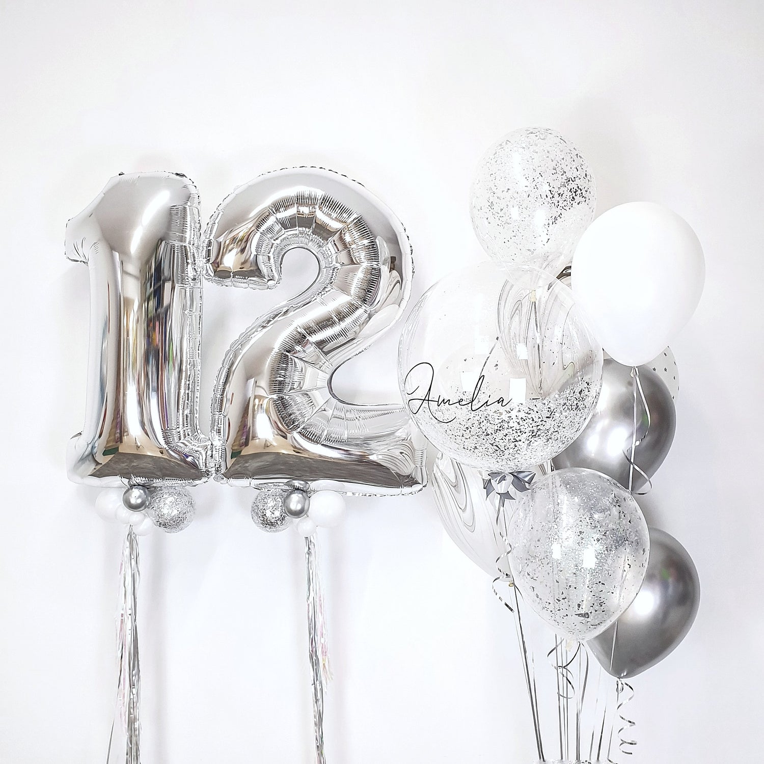 Regalar globos de números con helio para cumpleaños con globos personalizado