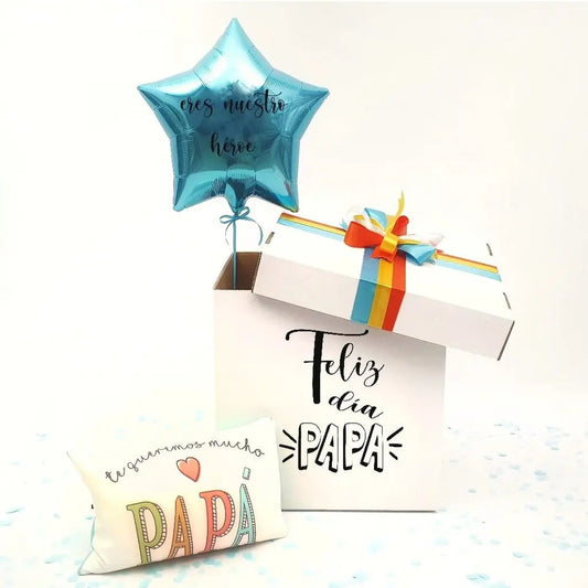 Balloonbox Papá te Queremos Mucho - Parada Obligada