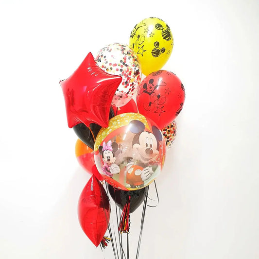Bouquet Globos Mickey Bubble Max - Parada Obligada