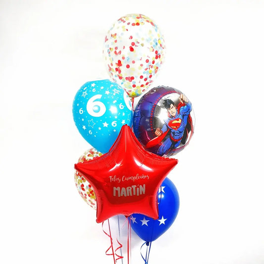 Bouquet de Globos Superman - Parada Obligada