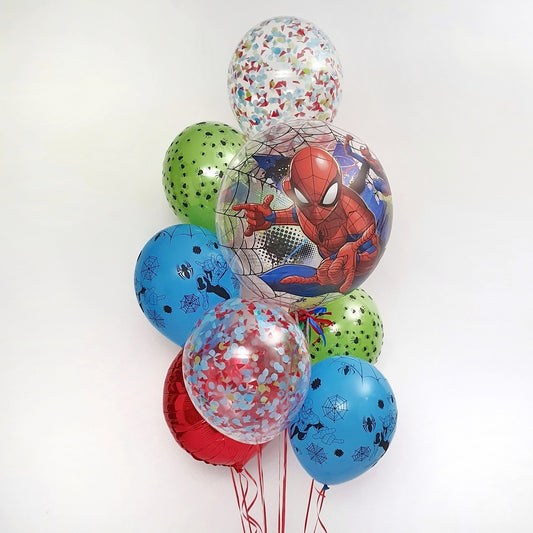 Bouquet de Globos Spiderman Bubble