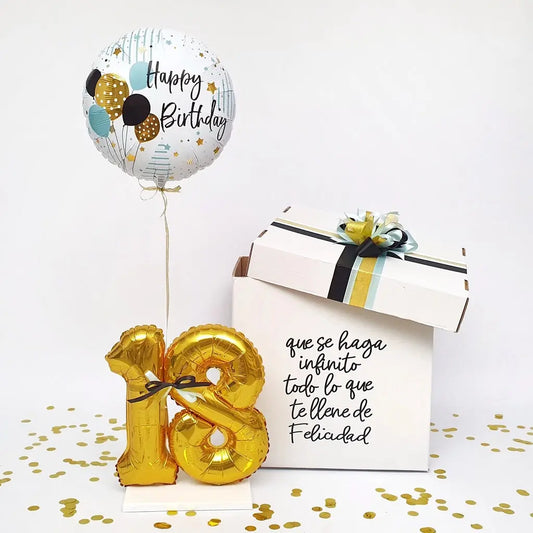 BoxDeluxe Happy Birthday Balloons - Parada Obligada