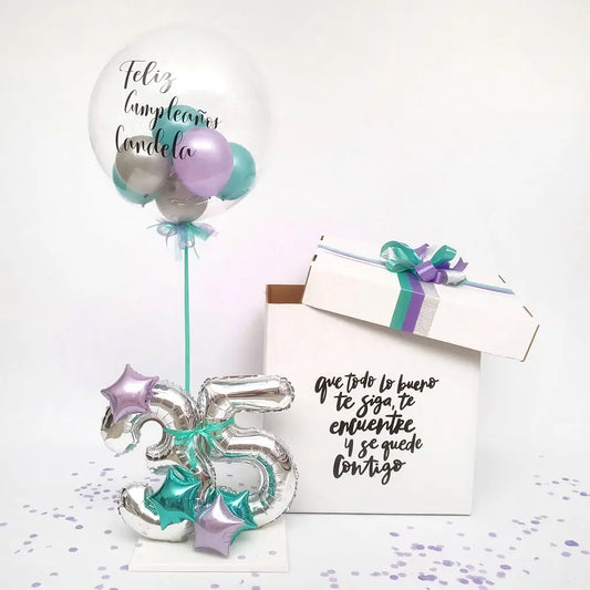 cansado Garganta todos los días Cajas sorpresa con globos para cumpleaños a domicio